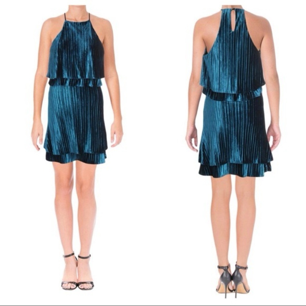 LIKELY Suede Cocktail Dress
